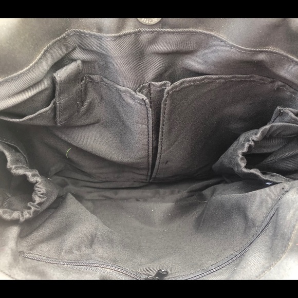 Quilted Medium Black Rhinestone Handbag - Picture 3 of 5